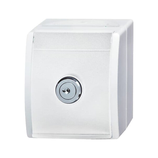 Busch-Jaeger SCHUKO-Steckdose al/ws mit Schloss 20 EWSL-54